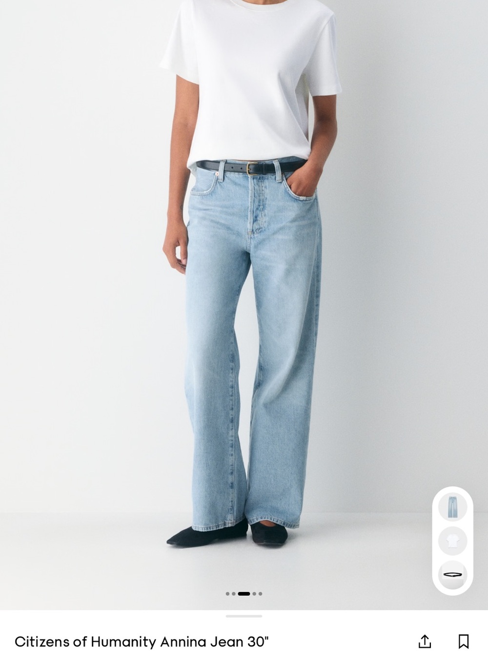 Aritzia Citizens Of Humanity Annina Jean NWT